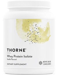 THORNE Vanilla Whey Protein Isolate -  21 grams per scoop!